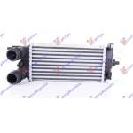 RADIATOR INTERCOOLER 1.5 TDCi DIESEL (300x142x80) pentru FORD, FORD FIESTA 17-, PEUGEOT, PEUGEOT EXPERT 07-16, Partea frontala, Radiator Intercooler