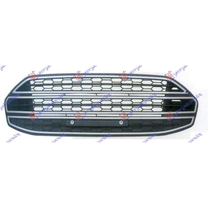  GRILA  BARA  FATA  NEAGRA/CROMATA  pentru FORD, FORD ECOSPORT 13-17
