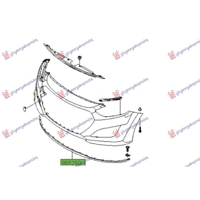 SPOILER  BARA  FATA  (O)  pentru HYUNDAI, HYUNDAI i30 5D 12-14