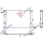  RADIATOR  1.4-1.6i-16V  (55.4x39.8x15)  -  KIA  KIA  SOUL  11-13  pentru KIA, KIA SOUL 11-13