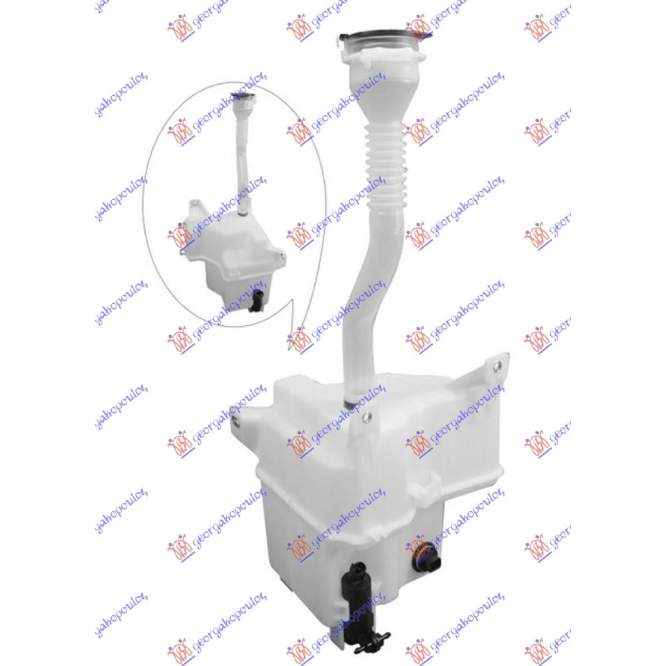 WIPER WASHER TANK WITH MOTOR & CAP & NECK & SENSOR (W/HEADLAMP WASH) - LEXUS LEXUS RX 15-20 pentru JEEP, JEEP COMMANDER 06-10, Partea frontala, Vas spalator, LEXUS, LEXUS RX 15-20