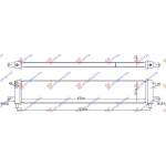 ADDITIONAL RADIATOR 2.5 HYBRID (NX300H) (600x75x22) (KOYO) - LEXUS LEXUS NX 14-17 pentru LEXUS, LEXUS NX 14-17