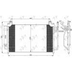 RADIATOR A/C 2,3-2,5i16V-2,2CDVi (63x39) - MAZDA CX7 11- pentru MAZDA, MAZDA CX7 11-