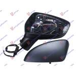 DOOR MIRROR ELECT. HEAT. PRM. (W/LAMP) (A QUALITY) - MAZDA MAZDA 3 SDN-H/B (BM) 13-16 pentru MAZDA, MAZDA 3 SDN-H/B (BM) 13-16