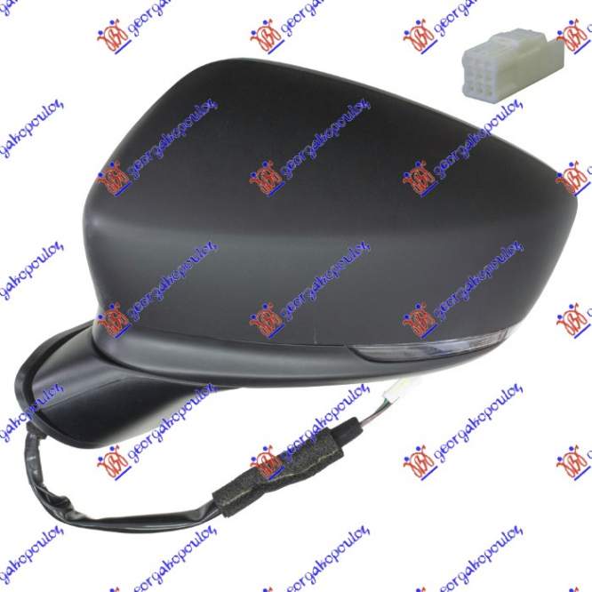 DOOR MIRROR ELECT. HEATED FOLD. (W/S.L.) 2017- (ASPHERICAL GLASS) - MAZDA MAZDA 2 20-22 pentru MAZDA, MAZDA 2 20-22