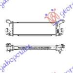 RAD.INTERCOOLER 1,7 CDi (39x11x34) - MERCEDES VANEO 02-05 pentru MERCEDES, MERCEDES VANEO 02-05, PEUGEOT, PEUGEOT EXPERT 07-16, Partea frontala, Radiator Intercooler