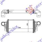 RADIATOR INTERCOOLER 4.0 (420-450CDi) DIESEL (550x280x64) pentru MERCEDES, MERCEDES GL (X164) 06-12, PEUGEOT, PEUGEOT EXPERT 07-16, Partea frontala, Radiator Intercooler