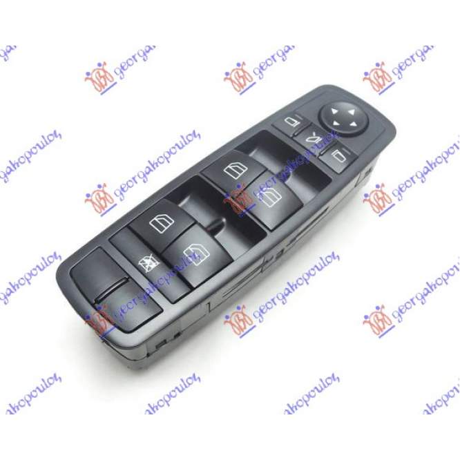 DOOR/MIRROR SWITCH FOLD. FRONT (Black)(Quatern)(3pin)                                                                    - MERCEDES MERCEDES R CLASS (W251) 10- pentru MERCEDES, MERCEDES R CLASS (W251) 10-, PEUGEOT, PEUGEOT EXPERT 07-16, Interior, Comutatoare