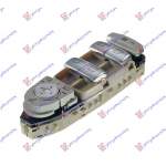 DOOR/MIRROR SWITCH FRONT (Beige base/Silver bouton)(Red light)(Quatern)(3pin)                                            - MERCEDES MERCEDES GLC (X253/C253) SUV/COUPE 15-20 pentru PEUGEOT, PEUGEOT EXPERT 07-16, Interior, Comutatoare, MERCEDES, MERCEDES GLC (X253/C253) SUV/COUPE 15-20