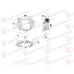 RADIATOR INTERCOOLER 2.0 DIESEL (153x176) (MAHLE BEHR PREMIUM LINE) - MERCEDES MERCEDES GLE (167) COUPE 19- pentru MERCEDES, MERCEDES GLE (167) COUPE 19-