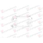 CONDENSER 0.9TURBO-1.0i 12V-ELECTRIC(54.1x37.8x1.2) (KOYO) - DACIA DACIA LOGAN-MCV 12-16 pentru DACIA, DACIA LOGAN-MCV 12-16