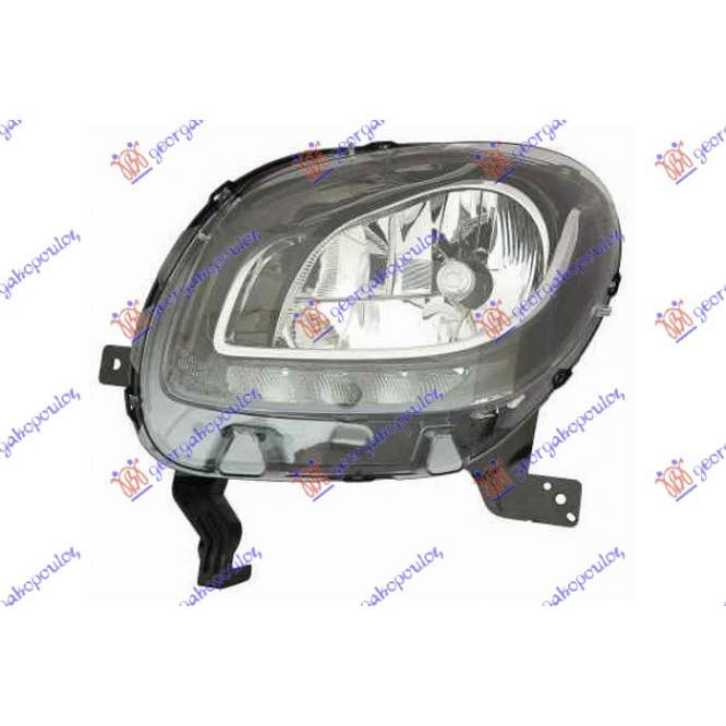 HEAD LAMP W/LED DRL (E) (DEPO) - SMART SMART FORFOUR 15- pentru SMART, SMART FORFOUR 15-