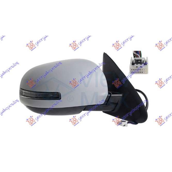 DOOR MIRROR ELEC. HEATED FOLD. PRIMED (W/S.LAMP & BLIS) (A QUALITY) (11pin) (CONVEX GLASS) - MITSUBISHI MITSUBISHI OUTLANDER 16-20 pentru MITSUBISHI, MITSUBISHI OUTLANDER 16-20
