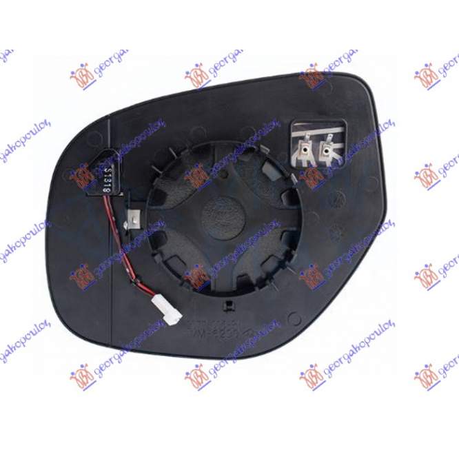 DOOR MIRROR GLASS HEATED W/BLIS (CONVEX GLASS) - MITSUBISHI MITSUBISHI OUTLANDER 16-20 pentru MITSUBISHI, MITSUBISHI OUTLANDER 16-20
