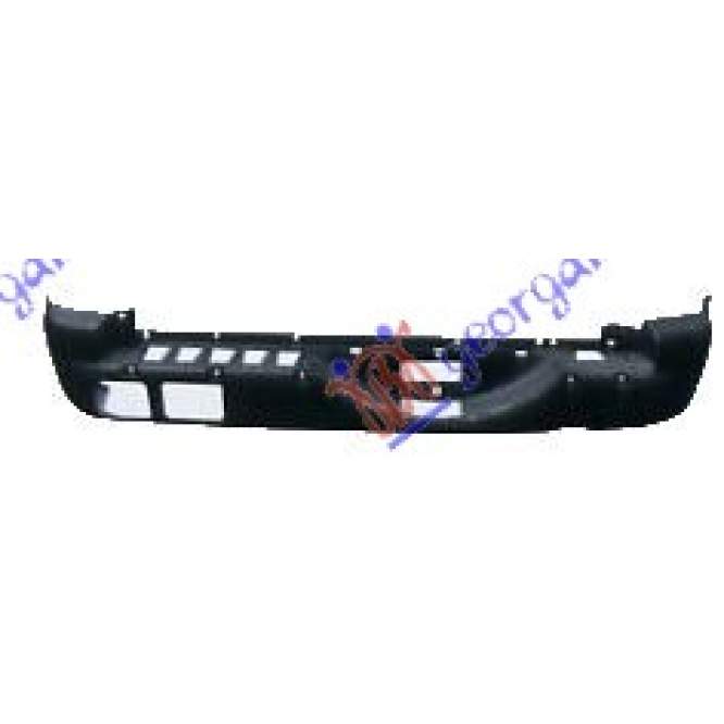 REAR BUMPER 5D (W/MOULD. HOLES) - MITSUBISHI MITSUBISHI PAJERO PININ 99-07 pentru MITSUBISHI, MITSUBISHI PAJERO PININ 99-07