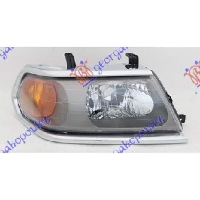 HEAD LAMP (CHROME FRAME) (TYC) - MITSUBISHI MITSUBISHI PAJERO SPORT 00-06 pentru MITSUBISHI, MITSUBISHI PAJERO SPORT 00-06