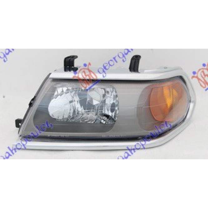 HEAD LAMP (CHROME FRAME) (TYC) - MITSUBISHI MITSUBISHI PAJERO SPORT 00-06 pentru MITSUBISHI, MITSUBISHI PAJERO SPORT 00-06