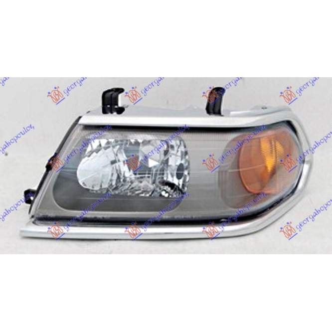 HEAD LAMP (CHROME FRAME)  (DEPO) - MITSUBISHI MITSUBISHI PAJERO SPORT 00-06 pentru MITSUBISHI, MITSUBISHI PAJERO SPORT 00-06