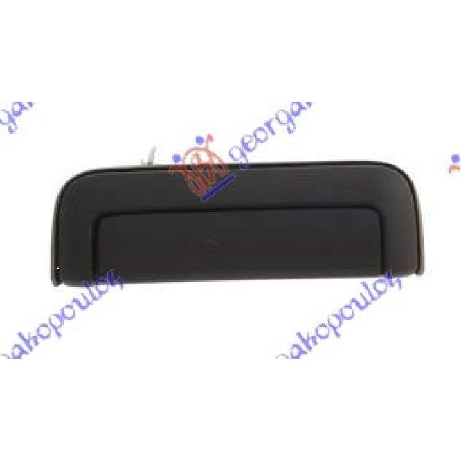 DOOR HANDLE REAR OUTER BLACK - MITSUBISHI MITSUBISHI PAJERO SPORT 00-06 pentru MITSUBISHI, MITSUBISHI PAJERO SPORT 00-06