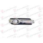 GRILA BARA FATA CU CROM (CU ORIF. PROIECTOR CEATA) DR. pentru MITSUBISHI, MITSUBISHI PAJERO 12-