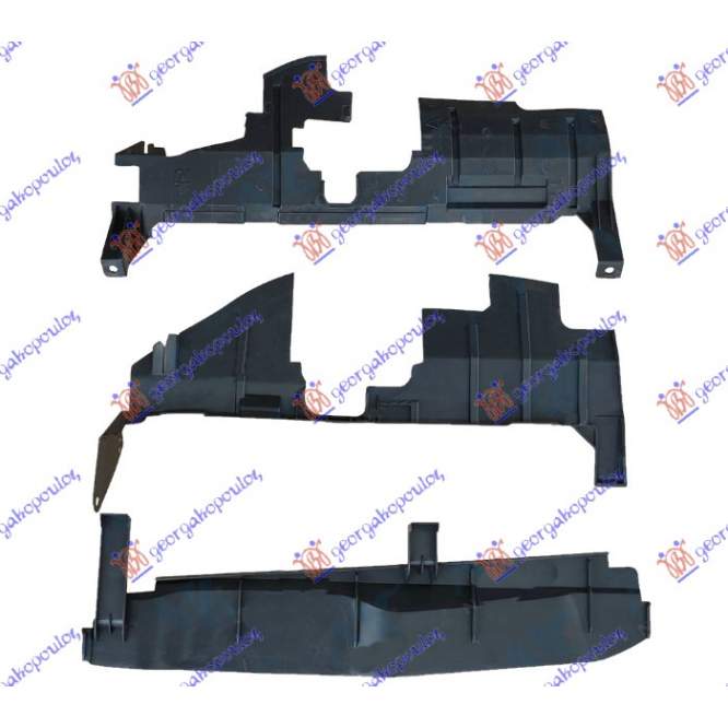 RADIATOR PLASTIC COVER - NISSAN NISSAN MICRA (K13) 10-13 pentru NISSAN, NISSAN MICRA (K13) 10-13