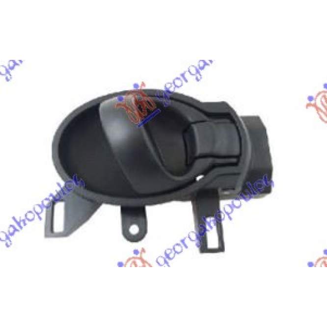 DOOR HANDLE FRONT/REAR INNER BLACK - NISSAN NISSAN MICRA (K13) 10-13 pentru NISSAN, NISSAN MICRA (K13) 10-13