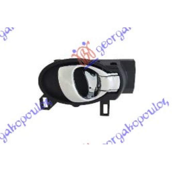 DOOR HANDLE FRONT/REAR INNER CHROME - NISSAN NISSAN MICRA (K13) 10-13 pentru NISSAN, NISSAN MICRA (K13) 10-13