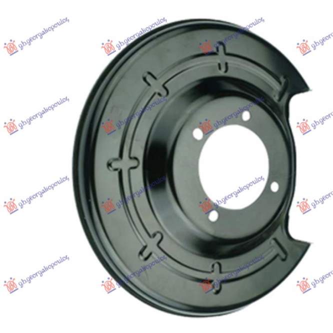 SPLASH PANEL BRAKE DISC REAR (DISC DIAMETER 292MM) - DAEWOO - CHEVROLET CHEVROLET CRUZE 09-13 pentru DAEWOO - CHEVROLET, CHEVROLET CRUZE 09-13