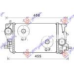  RADIATOR  INTERC.  1,7  CDTi  (315x218x64)  -  OPEL  OPEL  MERIVA  14-  pentru OPEL, OPEL MERIVA 14-, PEUGEOT, PEUGEOT EXPERT 07-16, Partea frontala, Radiator Intercooler