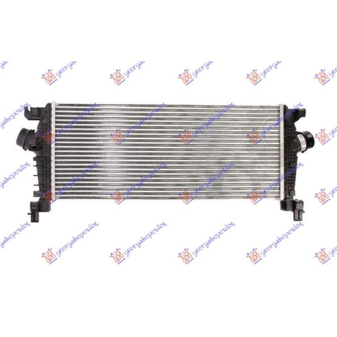  RADIATOR  1,6i-16VTURBO  M/T  (665x280)  -  OPEL  OPEL  INSIGNIA  13-17  pentru OPEL, OPEL INSIGNIA 13-17, PEUGEOT, PEUGEOT EXPERT 07-16, Partea frontala, Radiator Intercooler