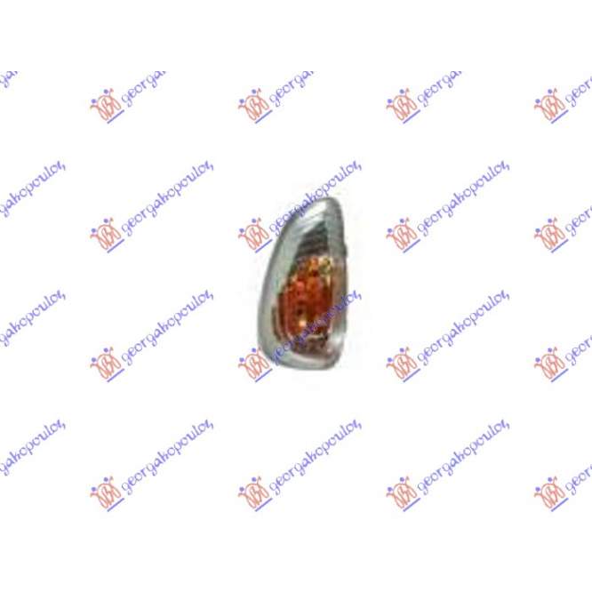  SEMNAL  OGLINDA  CU  LUMINA  POZITIE  (16W)  (REFLECTOR  GALBEN)  DR.  pentru NISSAN, NISSAN NV 400 11-