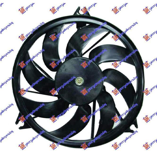 COOLING FAN (ROUND AD)+A/C (PETROL -DIES - PEUGEOT PEUGEOT 206+ (PLUS) 09-13 pentru PEUGEOT, PEUGEOT 206+ (PLUS) 09-13