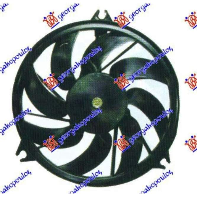 COOLING FAN +A/C (SQ. ADAP)(PETROL-DIESE - PEUGEOT PEUGEOT 206+ (PLUS) 09-13 pentru PEUGEOT, PEUGEOT 206+ (PLUS) 09-13