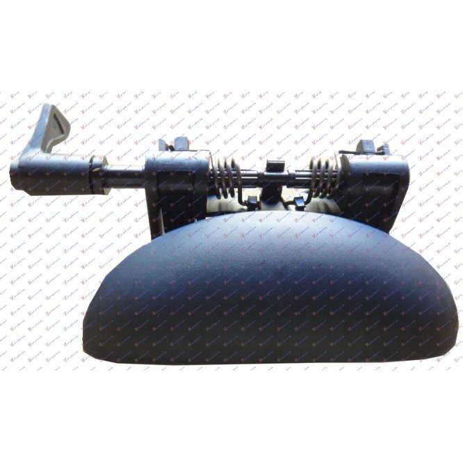 DOOR HANDLE REAR OUT - PEUGEOT PEUGEOT 206+ (PLUS) 09-13 pentru PEUGEOT, PEUGEOT 206+ (PLUS) 09-13