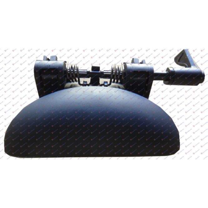 DOOR HANDLE REAR OUT - PEUGEOT PEUGEOT 206+ (PLUS) 09-13 pentru PEUGEOT, PEUGEOT 206+ (PLUS) 09-13