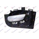 DOOR HANDLE FRONT/REAR INNER SILVER - PEUGEOT PEUGEOT 206+ (PLUS) 09-13 pentru PEUGEOT, PEUGEOT 206+ (PLUS) 09-13