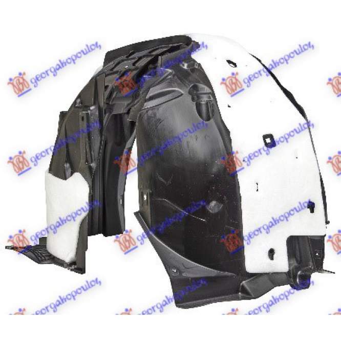  CARENAJ  ARIPA  FATA  (CU  IZOLARE  SUNET)  (CALITATEA  A)  DR.  pentru PEUGEOT, PEUGEOT 208 II 19-23