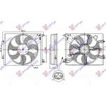  ELECTROVENTILATOR  ASSY  (SINGLE)  1.2-1.3  BNZ.  -  1.5-1.6-1.7  DIESEL  (440mm)  (2  pins)  (250W)  (VALEO)  pentru RENAULT, RENAULT TALISMAN SEDAN/GRANDTOUR 15-