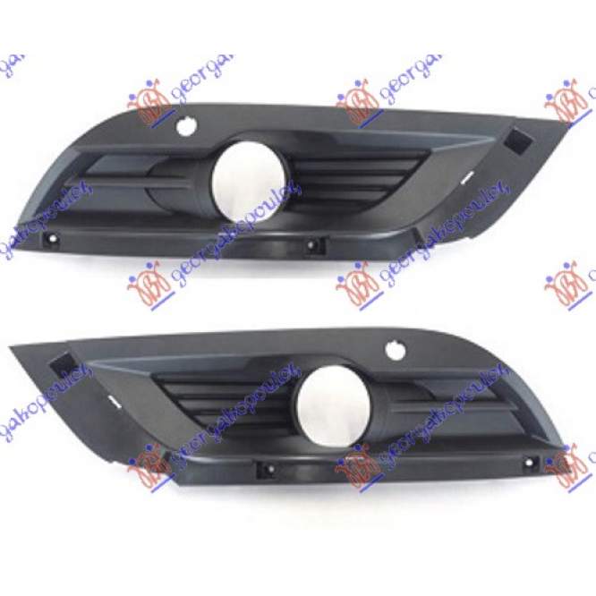  GRILA  LATERALA  BARA  FATA  (CU  ORIF.  PROIECTOR  SI  SENZORI  PARCARE)  (SET)  pentru RENAULT, RENAULT TALISMAN SEDAN/GRANDTOUR 15-