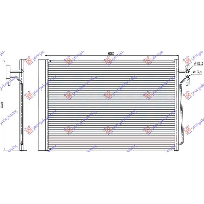 RADIATOR AC 4.4i BENZINA 3.0 TD DIESEL (650x440x16) - RANGE ROVER/RANGE ROVER VOGUE 02-12 pentru LAND ROVER, LAND ROVER RANGE ROVER 02-12 (L322)