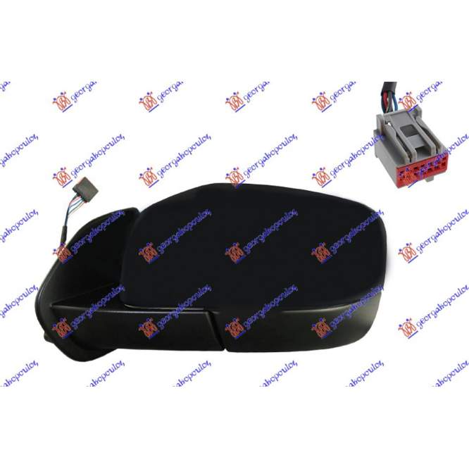 OGLINDA ELECTRICA INCALZITA GRUNDUITA PLIABILA  -09 (CALIT. A)  (GEAM CONVEX) - LAND ROVER DISCOVERY 05-14 pentru ROVER-LAND ROVER, LAND ROVER DISCOVERY 05-14