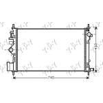  RADIATOR  2.0  TURBO  +A/C  (68x40)  pentru SAAB, SAAB 9.5 10-