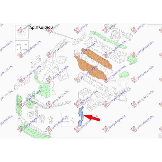 SCUT MOTOR LAT. PLASTIC 1.3 DDiS - SUZUKI SWIFT H/B 11-14 pentru SUZUKI, SUZUKI SWIFT H/B 11-14