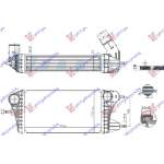 RADIATOR INTERCOOLER 1.0 HYBRID (315x173x64) pentru PEUGEOT, PEUGEOT EXPERT 07-16, Partea frontala, Radiator Intercooler, SUZUKI, SUZUKI SWIFT H/B 17-24