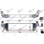 RADIATOR INTERCOOLER 1.6 DDiS DIESEL (520x160x50)  pentru PEUGEOT, PEUGEOT EXPERT 07-16, Partea frontala, Radiator Intercooler, SUZUKI, SUZUKI VITARA 15-19