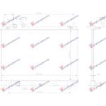RADIATOR 1.2 BENZINA (400x540) pentru SUZUKI, SUZUKI BALENO 16-
