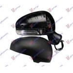 OGLINDA ELECTR. INCALZITA GRUNDUITA CU SEMNAL (CALIT. A) (CONVEX) - F2 pentru TOYOTA, TOYOTA AVENSIS (T27) 12-15