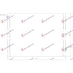  RADIATOR  AC  BENZINA-DIESEL  (565x485x16)  (KOYO)  pentru TOYOTA, TOYOTA LAND CRUISER PRADO 90 (J9) 96-99