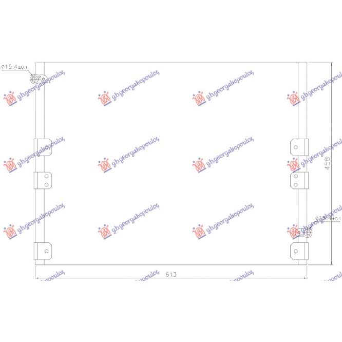  RADIATOR  AC  BENZINA-DIESEL  (565x485x16)  (KOYO)  pentru TOYOTA, TOYOTA LAND CRUISER PRADO 90 (J9) 99-02