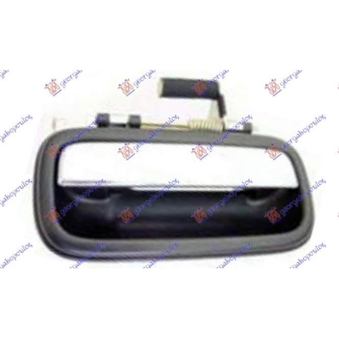MANER INTERIOR USA FATA CROMAT/NEGRU - TOYOTA LAND CRUISER PRADO 90 (J9) 99-02 pentru TOYOTA, TOYOTA LAND CRUISER PRADO 90 (J9) 99-02